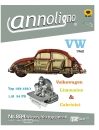 VW/Volkswagen Käfer Modelle Limousine & Cabriolet & Motor Typ 122/1 Bild-Bedienungsanleitungen - annoligno 884